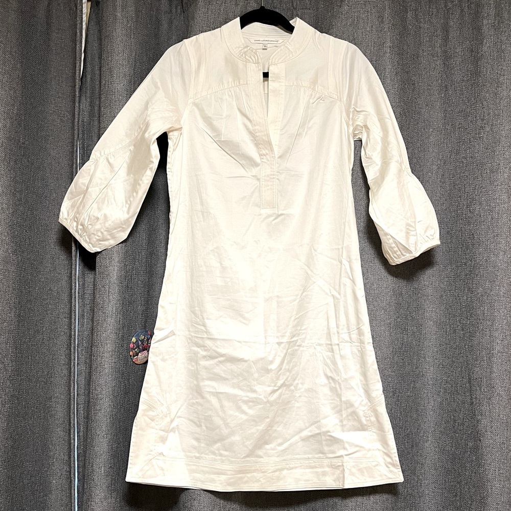 Diane Von Furstenberg white dress size 6
